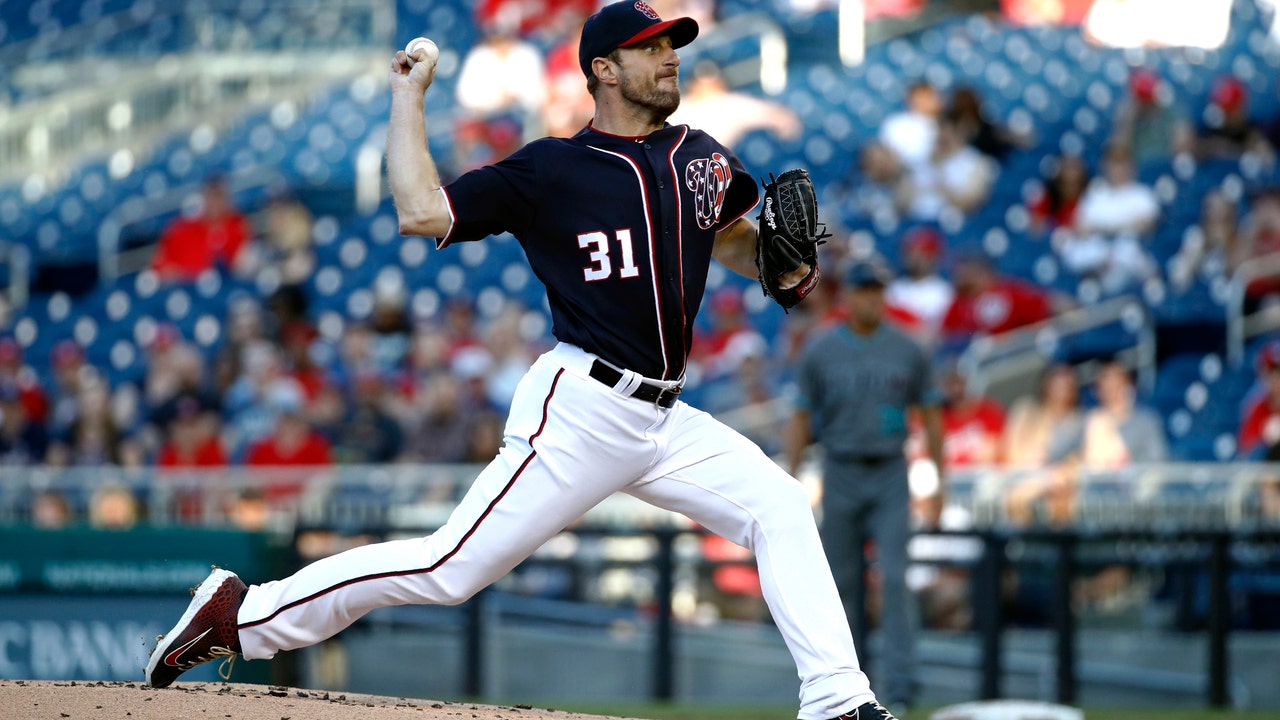 Scherzer strikes out 10, Nationals beat Arizona 7-3